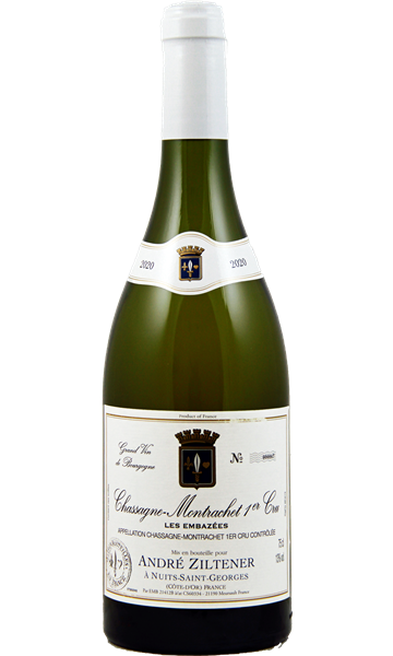 Chassagne-Montrachet AC Blanc 1er Cru "Les Embazées" Côtes de Beaune 2020