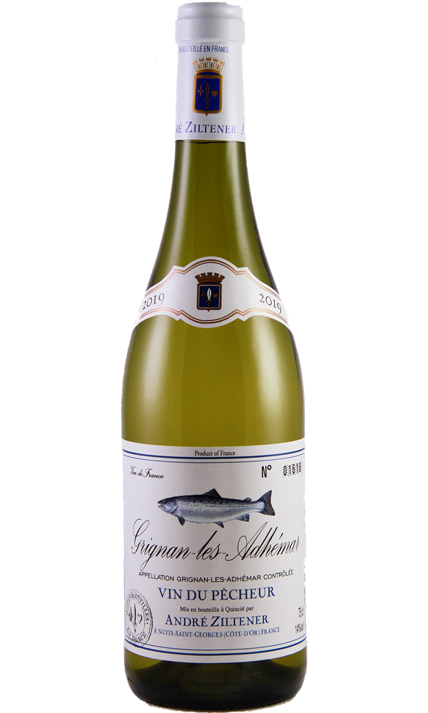 halvt Afsky Dårligt humør Grignan les Adhémar, Blanc AC "Vin du Pêcheur" 2021 - CHÂTEAU ANDRÉ  ZILTENER SA